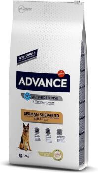 Advance German Shepherd Hindi Etli ve Pirinçli Alman Kurdu Yetişkin Köpek Maması 12 KG - 1