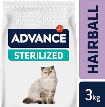 Advance Hairball Sterilised Hindi Etli Kısırlaştırılmış Yetişkin Kedi Maması 3 KG - 3