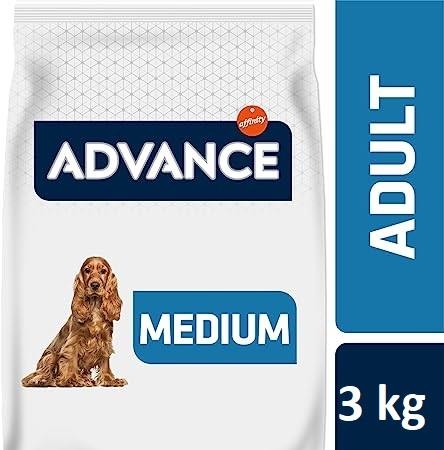 Advance Medium Adult Chicken Tavuklu Orta Irk Yetişkin Köpek Maması 3 KG - 4