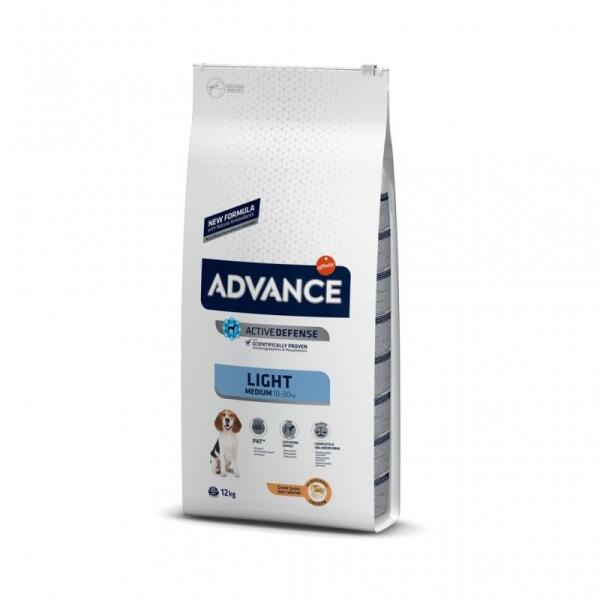 Advance Medium Light Tavuklu Orta Irk Yetişkin Diyet Köpek Maması 12 KG - 1