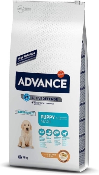 Advance Puppy Protect Maxi Tavuklu Büyük Irk Yavru Köpek Maması 12 KG - 1