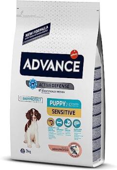 Advance Puppy Sensitive Somonlu Hassas Yavru Köpek Maması 3 KG - 1