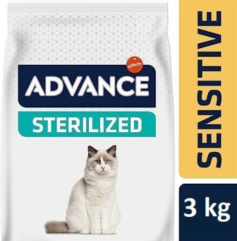 Advance Sensitive Sterilised Somonlu Kısırlaştırılmış Yetişkin Kedi Maması 3 KG - 3