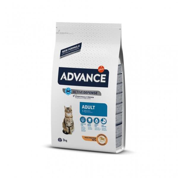 Advance Tavuklu ve Pirinçli Yetişkin Kedi Maması 3 KG - 1