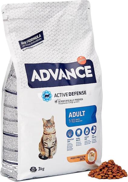 Advance Tavuklu ve Pirinçli Yetişkin Kedi Maması 3 KG - 3