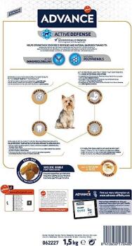 Advance Yorkshire Terrier Tavuklu Yetişkin Köpek Maması 1,5 KG - 3