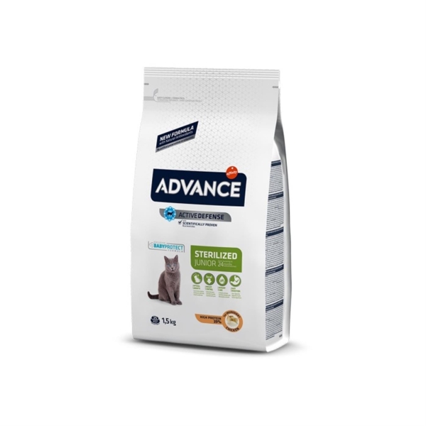 Advance Young Sterilised Tavuklu Kısırlaştırılmış Yavru Kedi Maması 1.5 KG - 1