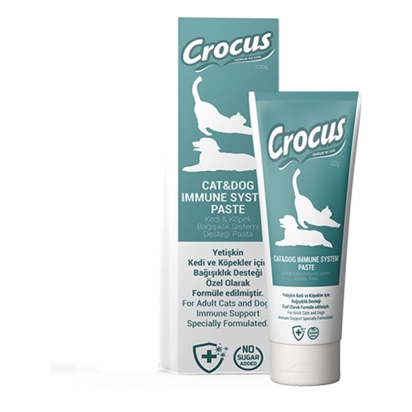 Crocus İmmune System Bağışıklık Destekleyici Kedi ve Köpek Macunu 100 Gr - 1