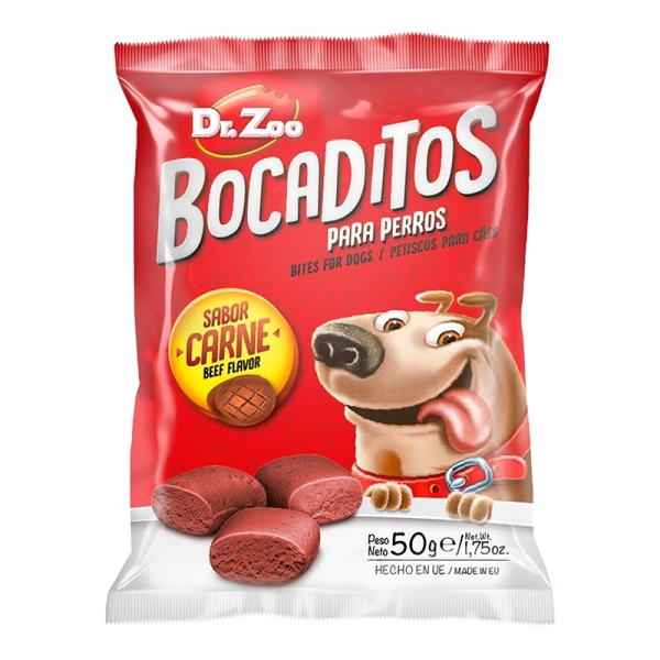 Dr.Zoo Bocaditos Biftekli Köpek Ödül Maması 50Gr - 1