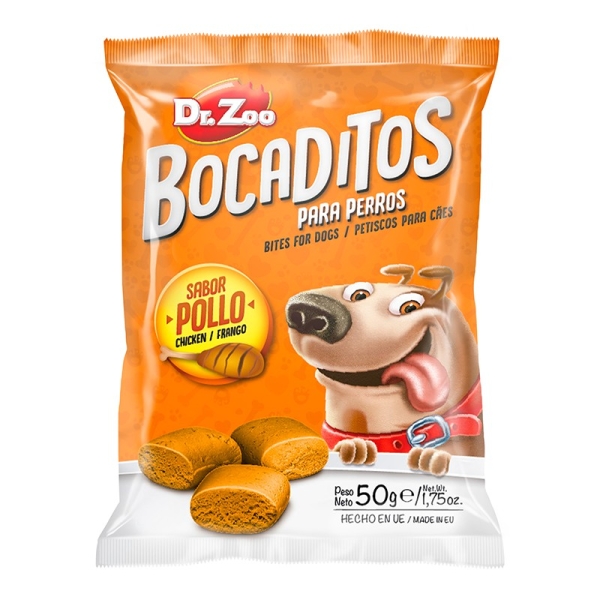 Dr.Zoo Bocaditos Tavuklu Köpek Ödül Maması 50Gr - 1