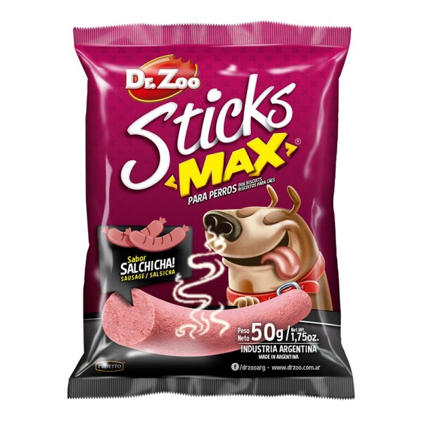 Dr.Zoo Sticks Max SosisliKöpek Ödül Maması 50Gr - 1