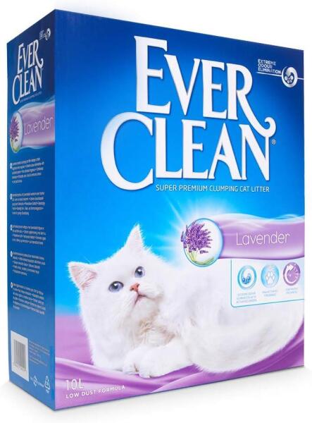 Ever Clean Lavender Kokulu Topaklanan Kedi Kumu 10 Lt - 1