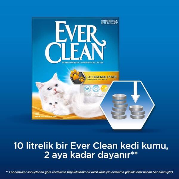 Ever Clean Litterfree Paws Topaklanan Kedi Kumu 10 Lt - 5