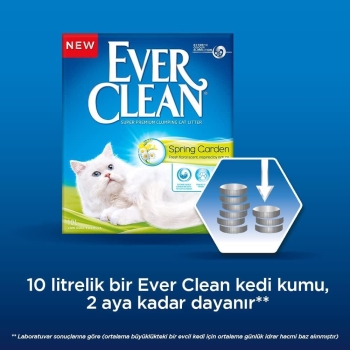 Ever Clean Spring Garden Topaklanan Kedi Kumu 10 Lt - 5