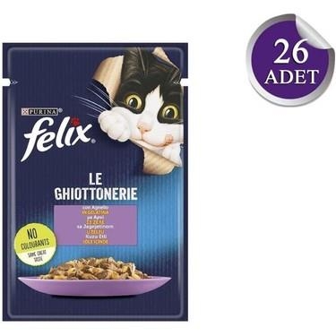 Felix Kuzulu Yetişkin Kedi Yaş Maması 85 Gr 26 Lı - 2