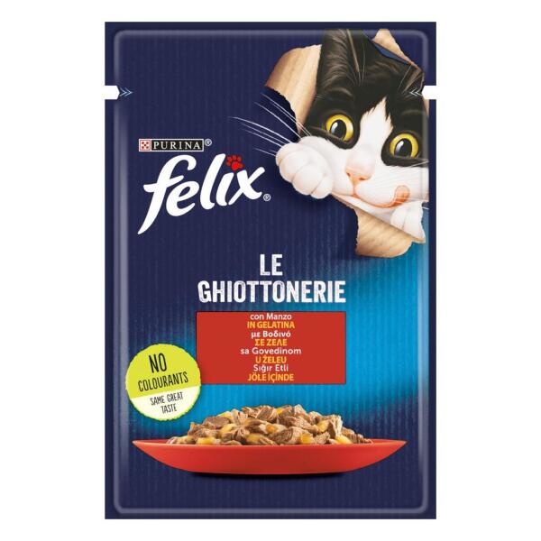 Felix Sığırlı Yetişkin Kedi Yaş Maması 85 Gr 26 Lı - 1