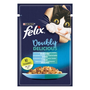 Felix Somonlu Ve Alabalık Yetişkin Kedi Yaş Maması 85 Gr 26 Lı - 1