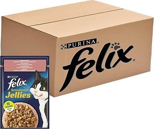 Felix Somonlu Ve Karidesli Yetişkin Kedi Yaş Maması 85 Gr 26 Lı - 3