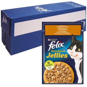 Felix Tavuklu Ve Havuçlu Yetişkin Kedi Yaş Maması 85 Gr 26 Lı - 3