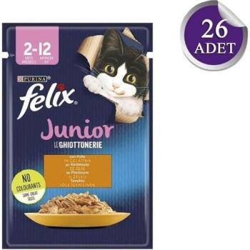 Felix Tavuklu Yavru Kedi Yaş Maması 85 Gr 26 Lı - 2