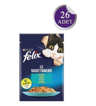 Felix Ton Balıklı Yetişkin Kedi Yaş Maması 85 Gr 26 Lı - 2