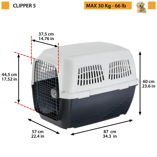 Ferplast Clipper 5 Kedi ve Köpek Taşıma Çantası - 1