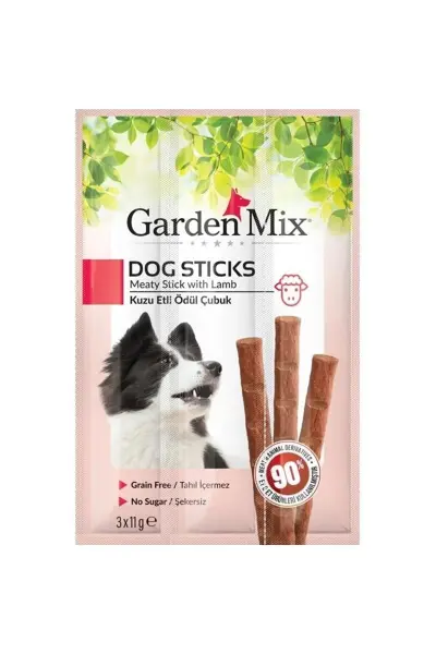 Gardenmix Kuzulu Köpek Stick Ödül Maması 11 Gr 3 Lü - 1