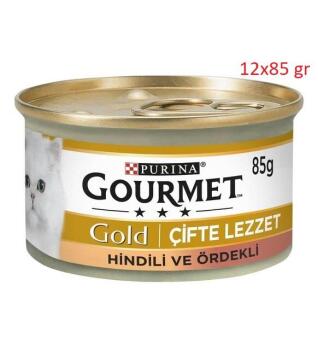 Gourmet Gold Çifte Lezzet Hindili Ve Ördekli Kedi Yaş Maması 85 Gr 24 Lü - 2