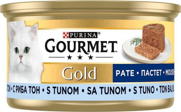 Gourmet Gold Kıyılmış Ton Balıklı Kedi Yaş Maması 85 Gr 24 Lü - 1
