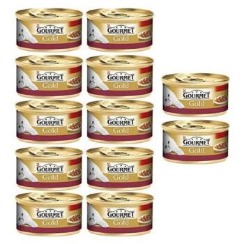 Gourmet Gold Parça Etli Tavuklu Ciğerli Kedi Yaş Maması 85 Gr 24 Lü - 2