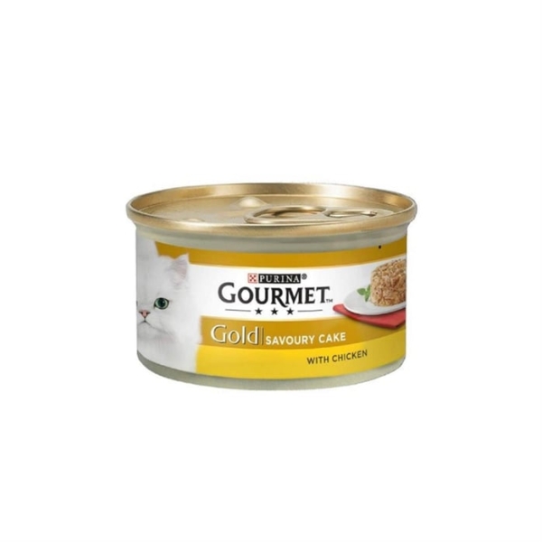 Gourmet Gold Savoury Cake Tavuklu Kedi Yaş Maması 85 Gr 24 Lü - 1