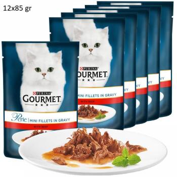 Gourmet Perle Izgara Biftekli Kedi Yaş Maması 85 Gr 26 LI - 3