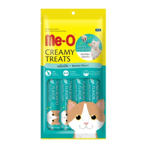 Me-O Creamy Somon Balıklı Sıvı Kedi Ödül Maması 15 Gr 20 Li - 1