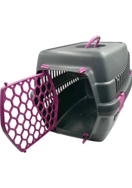 Petshopum Taşıma Kabı Küçük 49x35x32.5 Kırmızı - 1