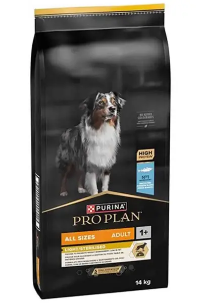 Pro Plan Light Steril Balıklı Köpek Maması 14 Kg - 1