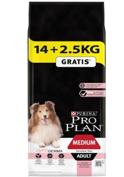 Pro Plan Medium Adult Somonlu Yetişkin Köpek Maması 14+2.5 Kg - 1