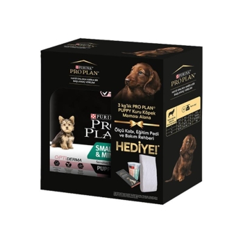 Pro Plan Puppy Hediyeli Kutu Somonlu Küçük Irk Yavru Köpek Maması 3 Kg - 1