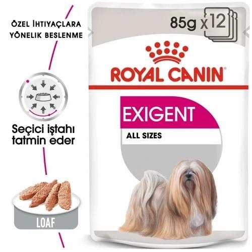 Royal Canin Exigent Yetişkin Köpek Yaş Maması 85 Gr 12 Li - 2