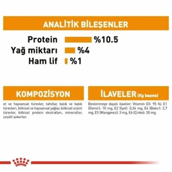 Royal Canin Hair Skin Hassas Tüylü Kedi Yaş Maması 85 Gr 12 Li - 5