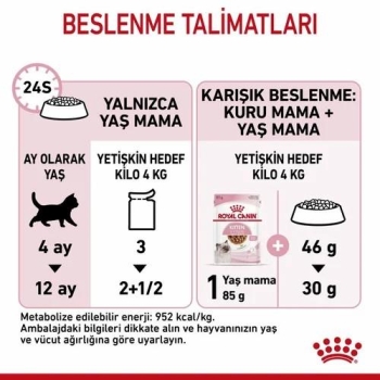 Royal Canin Kitten Gravy Yavru Kedi Yaş Maması 85 Gr 12 Li - 4