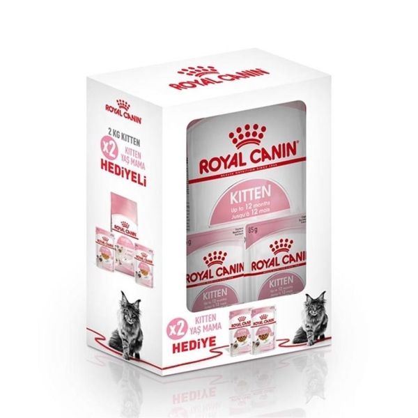 Royal Canin Kitten Hediyeli Kutu Yavru Kedi Maması 2 Kg - 1