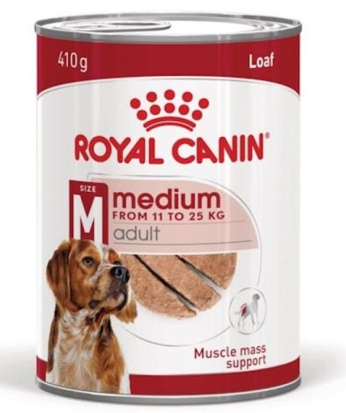 Royal Canin Loaf Mousse Medium Yetişkin Köpek Yaş Mama Konserve 410 Gr - 1