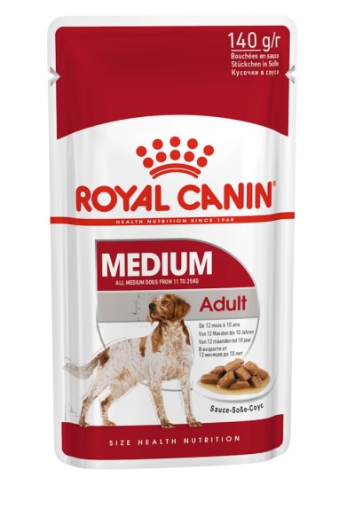 Royal Canin Medium Adult Gravy Yetişkin Köpek Yaş Maması 140 Gr 10 Lu - 1