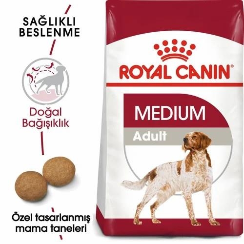 Royal Canin Medium Adult Orta Irk Yetişkin Köpek Maması 15 Kg - 3