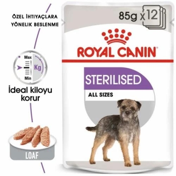 Royal Canin Sterilised Loaf Kısırlaştırılmış Köpek Yaş Maması 85 Gr 12 Li - 3