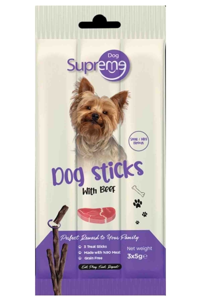 Supreme Dog Sığır Etli Ödül Çubuğu 3x5 Gr - 1