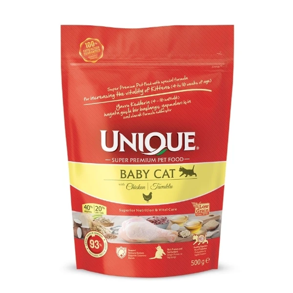 Unique Baby Cat Tavuklu Yavru Kedi Maması 500 Gr - 1