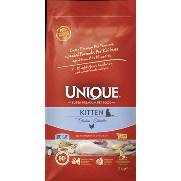 Unique Tavuklu Yavru Kedi Maması 2 Kg - 1