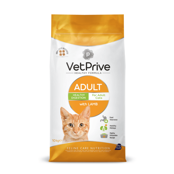 Vet Prive Kuzu Etli Yetişkin Kedi Maması 10 Kg - 1