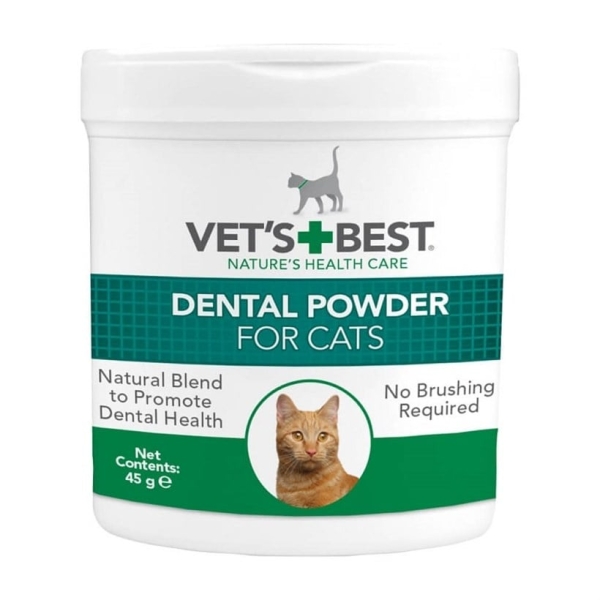 Vets Best Kediler için Ağzı Bakım Tozu 45 Gr - 1